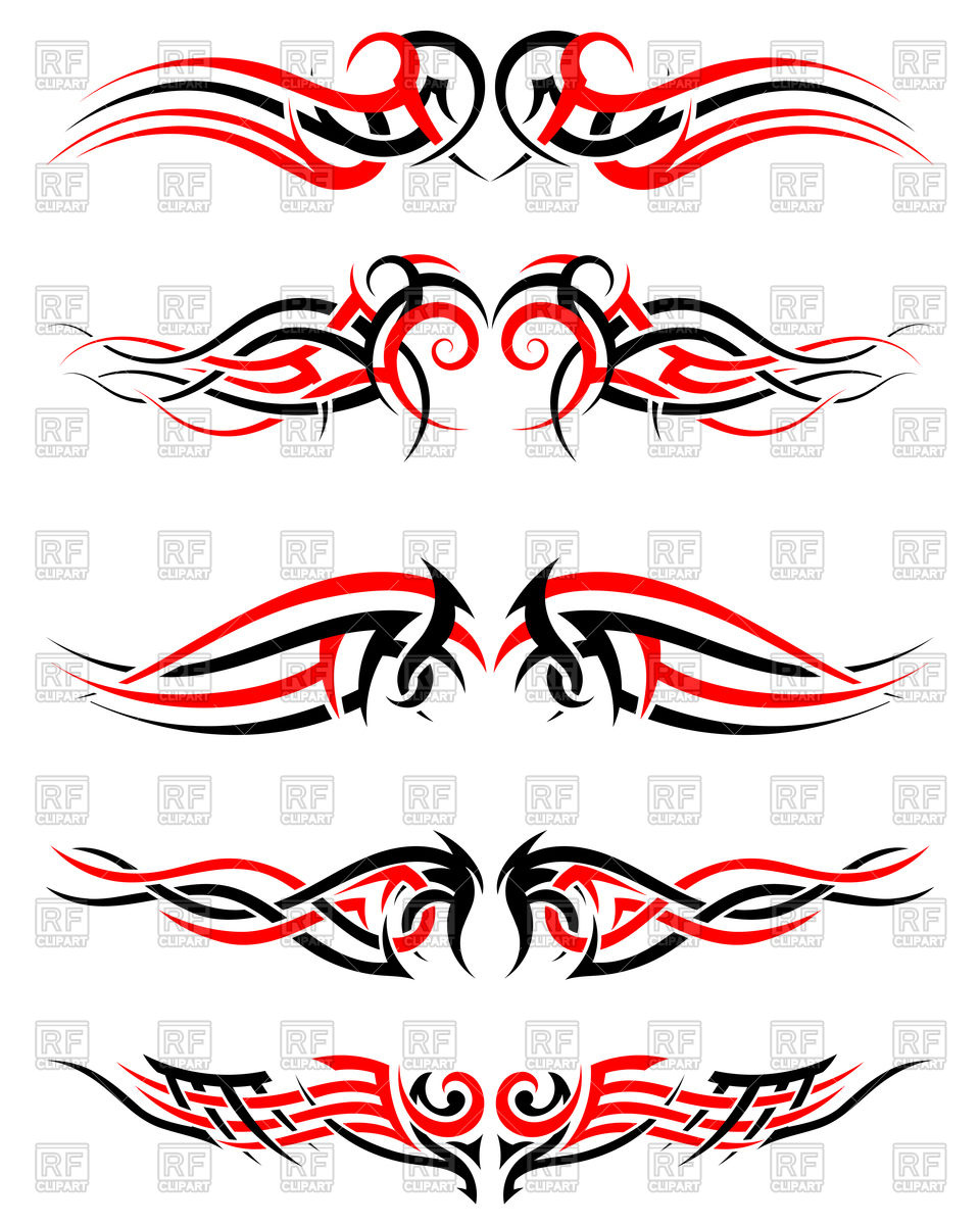 960x1200 Tribal Tattoos Royalty Free Vector Clip Art Image