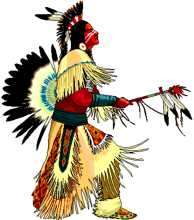 383x433 Native American Clipart Tribal