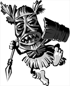 284x350 Tribal Clipart