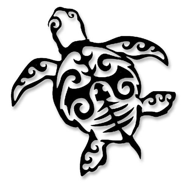 600x600 Tribal Clipart Turtle