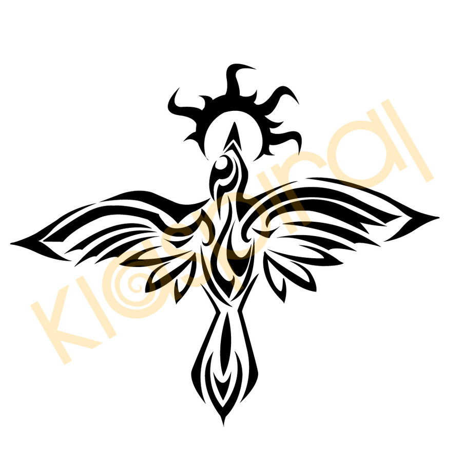 900x900 Raven Clipart Tribal