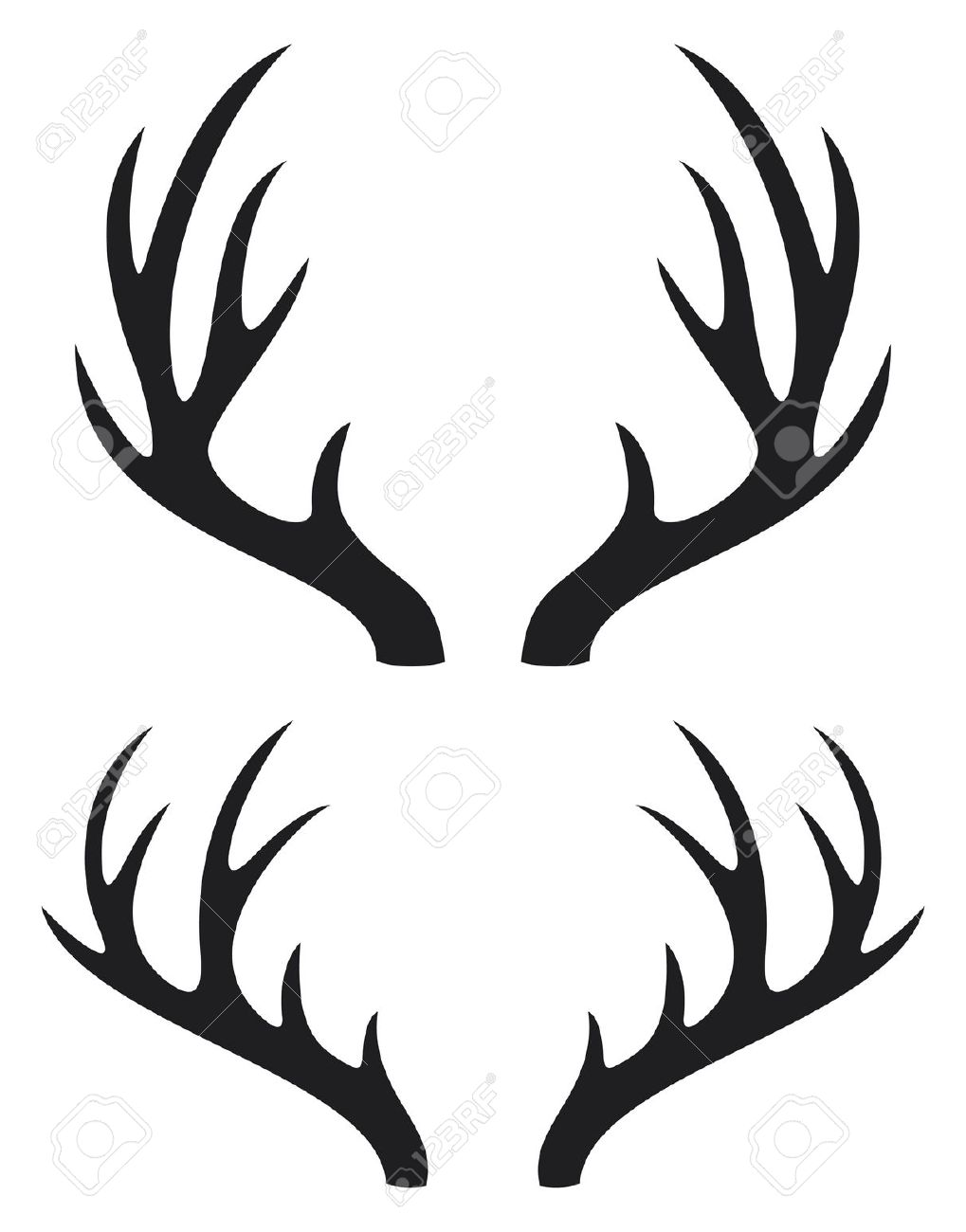 1019x1300 Deer Antler Clip Art Many Interesting Cliparts