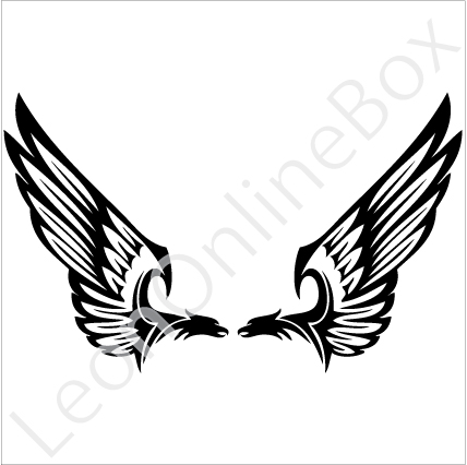 428x426 Eagle Wings Design Clipart Panda