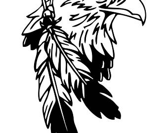 340x270 Tribal Eagle Etsy