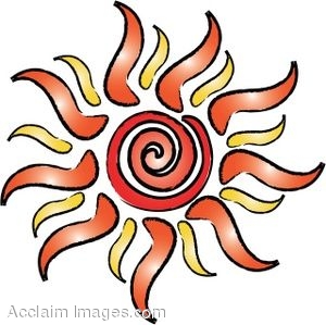 300x299 Clip Art Of A Tribal Sun Design