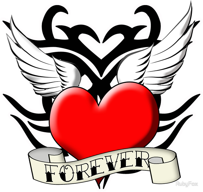 800x758 Tribal Heart Tattoo Stickers By Rubyfox Redbubble