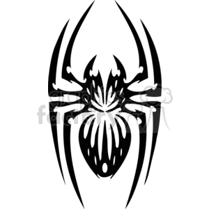 300x300 Royalty Free Tribal Spider 374529 Vector Clip Art Image