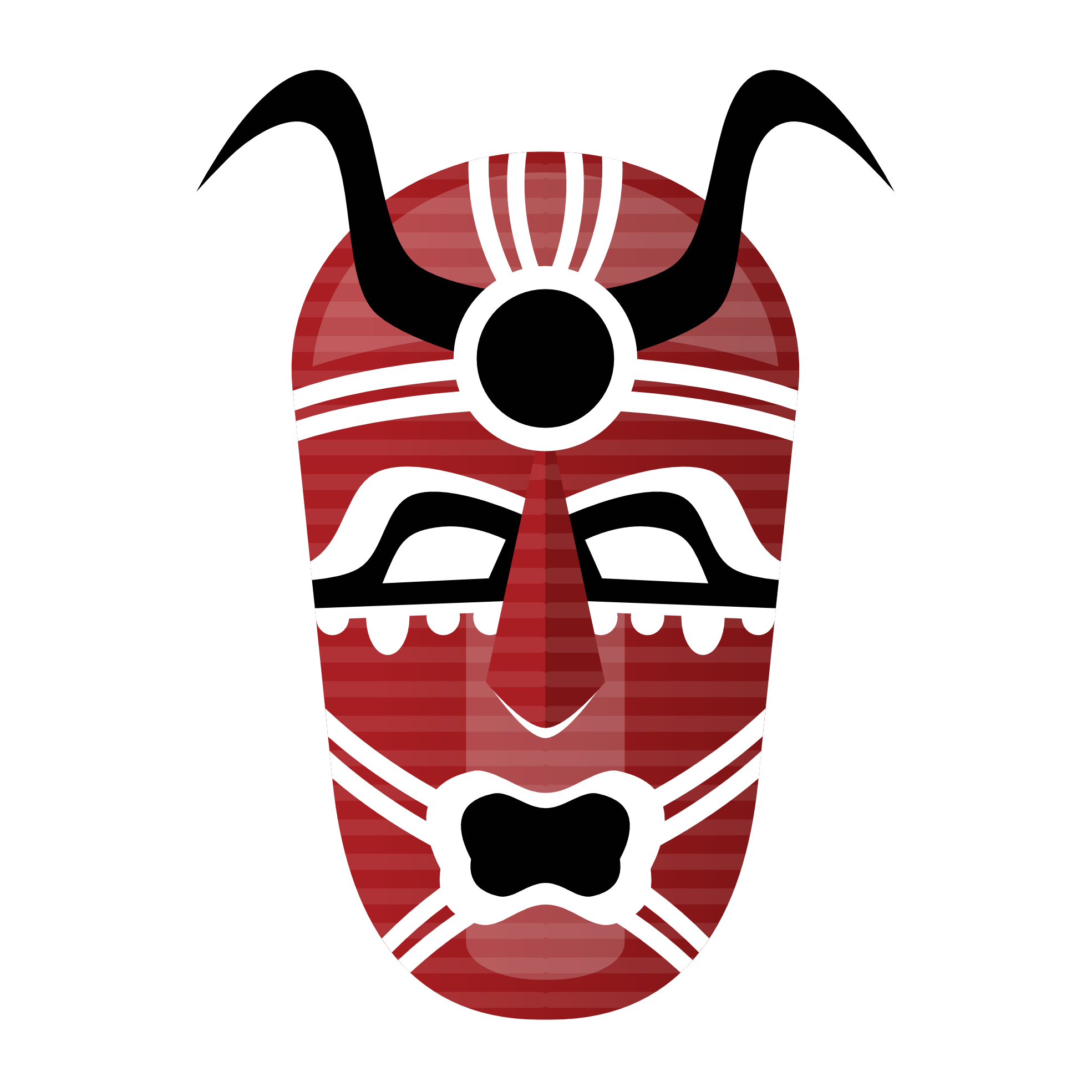 1969x1969 Clip Art Abstract Tribal Mask 1 Scalable Vector