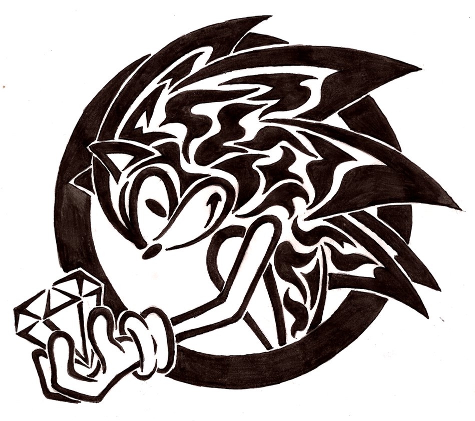 949x842 Sonic Tribal Gift By Flamerxmagofire