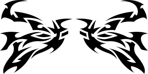 490x246 Vector Tribal Tattoo Svg Free Vector Download (85,614 Free Vector