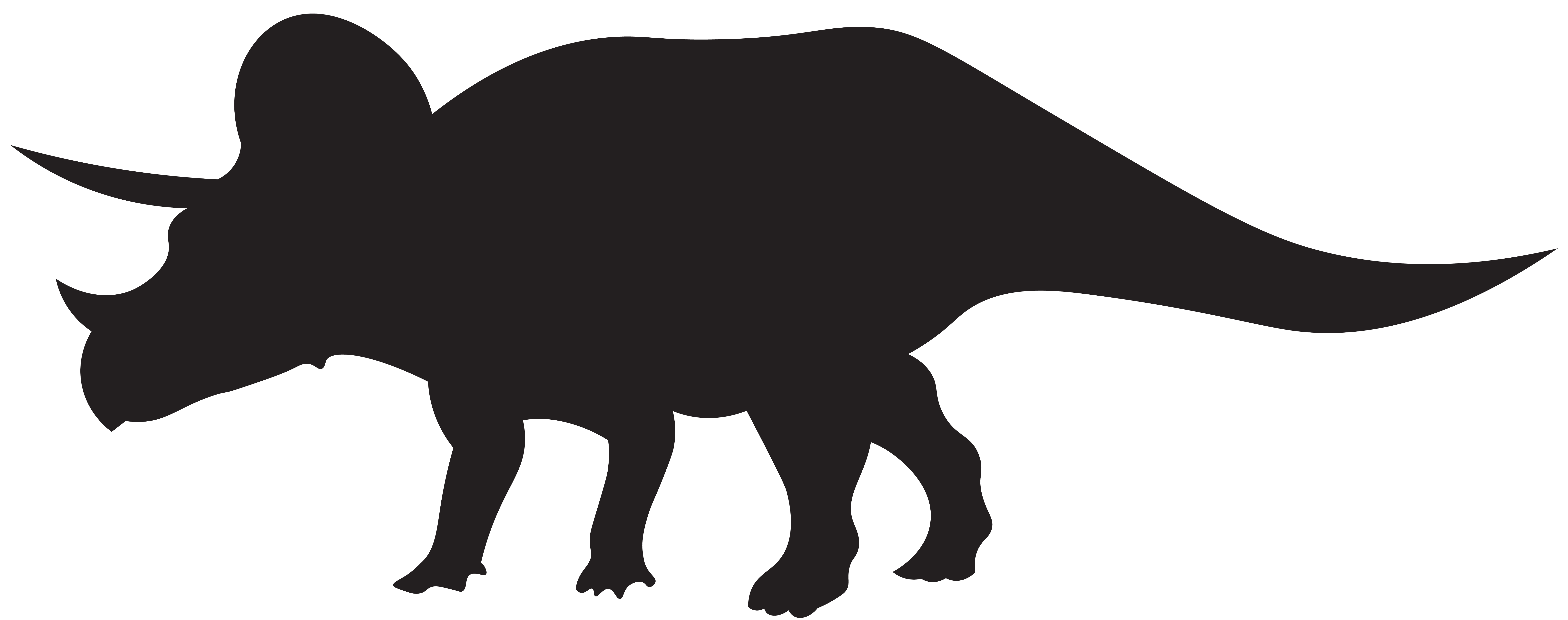 8000x3165 Dinosaurs Triceratops Silhouette Png Clip Art Imageu200b Gallery