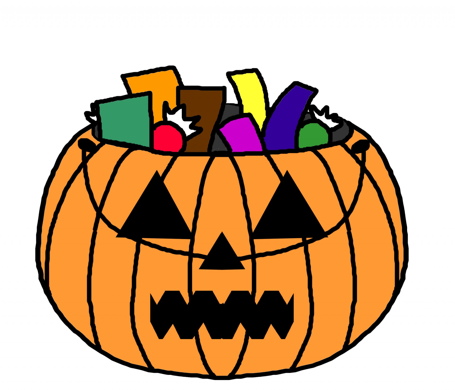 1920x1645 Trick Or Treat Bag Free Stock Photo