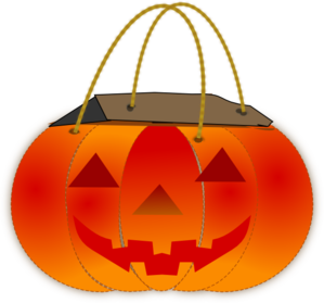 299x279 Trick Or Treat Pumpkin Bag Clip Art