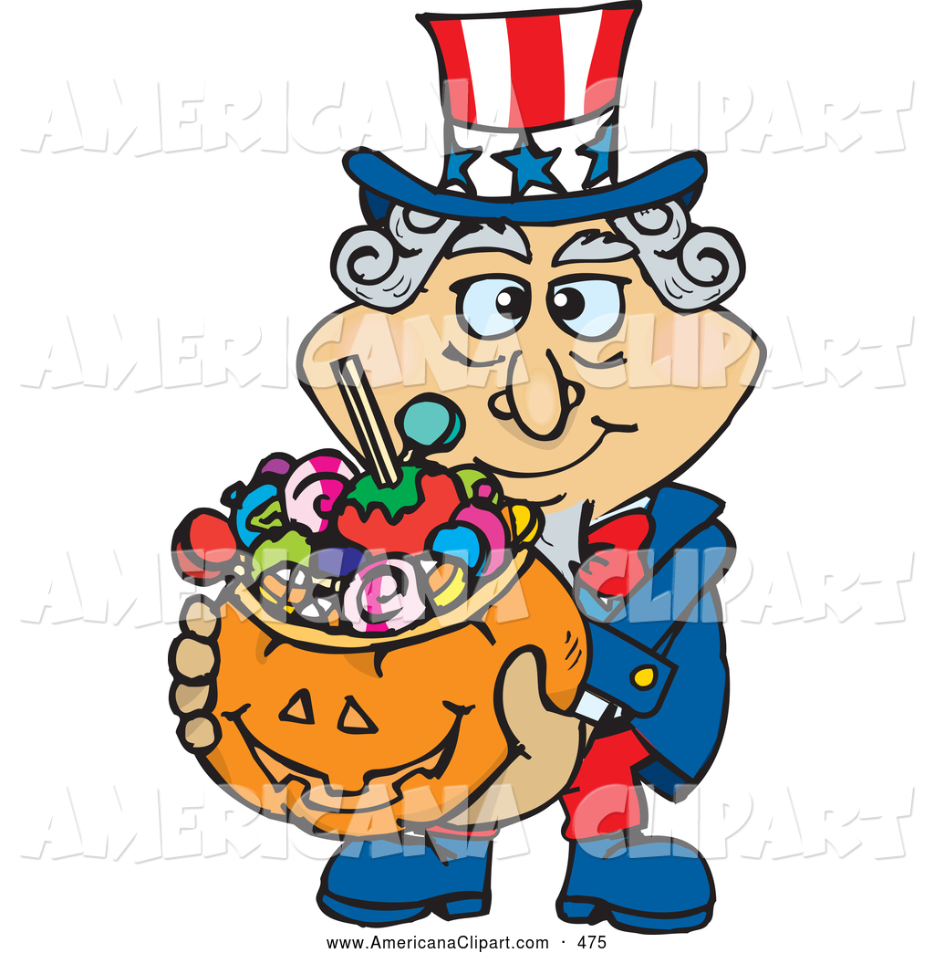 1024x1044 Americana Vector Cartoon Clip Art Of A Patriotic Trick Or Treating