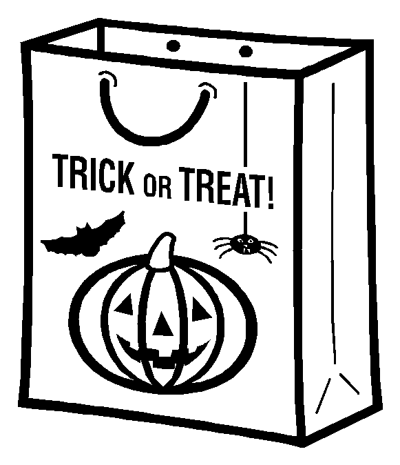 581x674 Halloween Bag Clipart