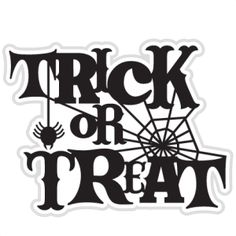 Trick Or Treat Clipart Black And White | Free download on ClipArtMag