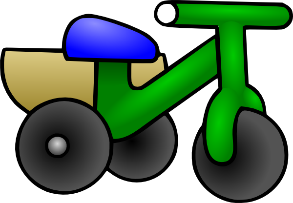 600x416 Child Tricycle Clip Art