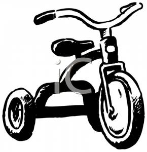 290x300 Picture A Black And White Tricycle