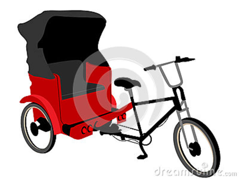 800x600 Tricycle Clipart Pedicab
