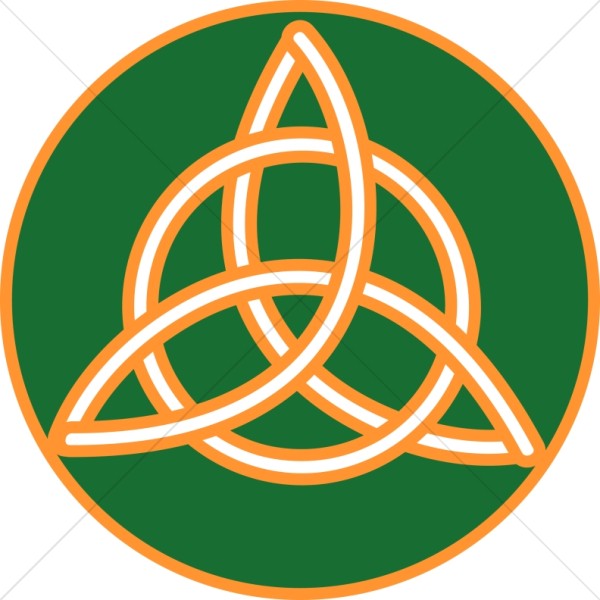 600x600 Gold Trimmed Celtic Trinity Knot Trinity Clipart