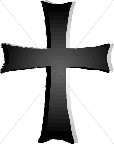 487x612 Shades Of Gray Cross Clipart Cross Clipart