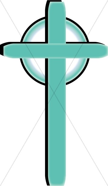 357x612 Teal Clipart Turquoise Cross
