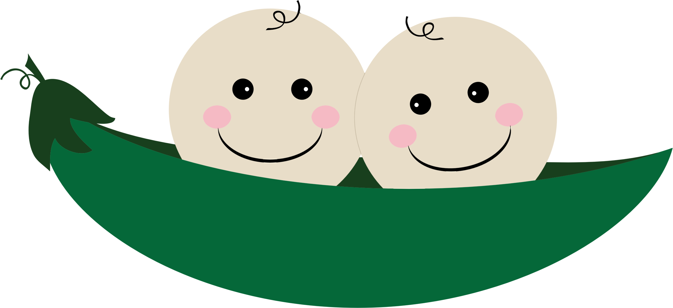 2242x1028 Pea Clipart Three