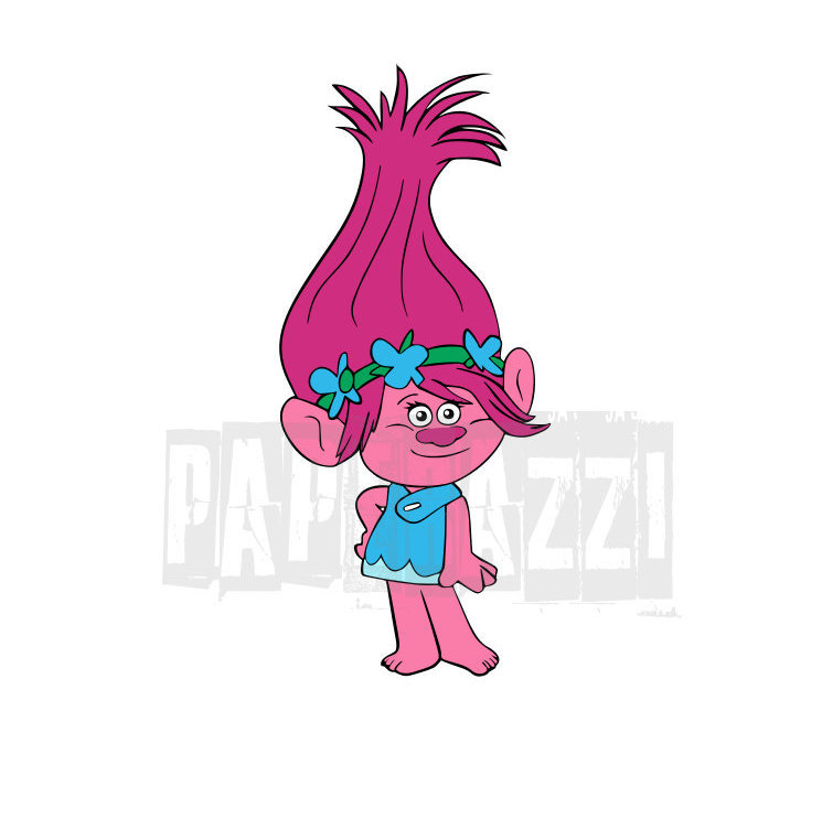 745x743 Princess Poppy Troll Clipart