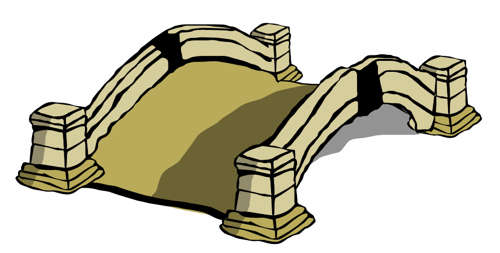 1000x507 Troll Bridge Clipart Clipartfest 2