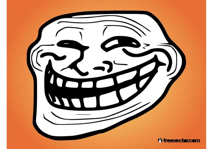 700x490 Troll Face Vector