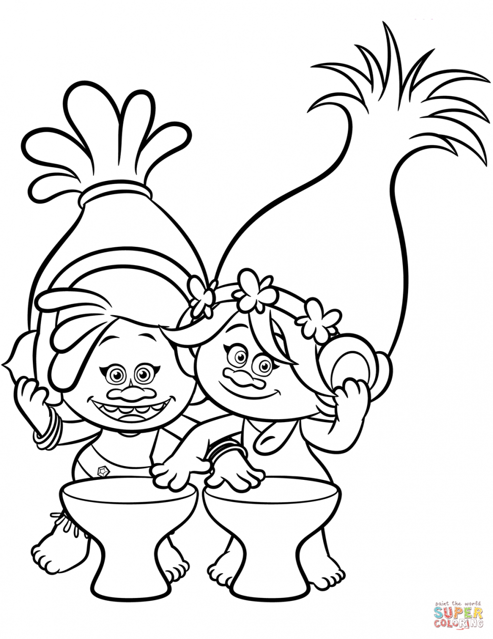 974x1261 Coloring Pages Impressive Trolls Coloring Pages Poppy From 2