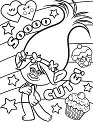 186x244 Trolls Coloring Pages