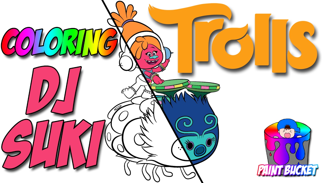 1280x720 Trolls Movie Coloring Book