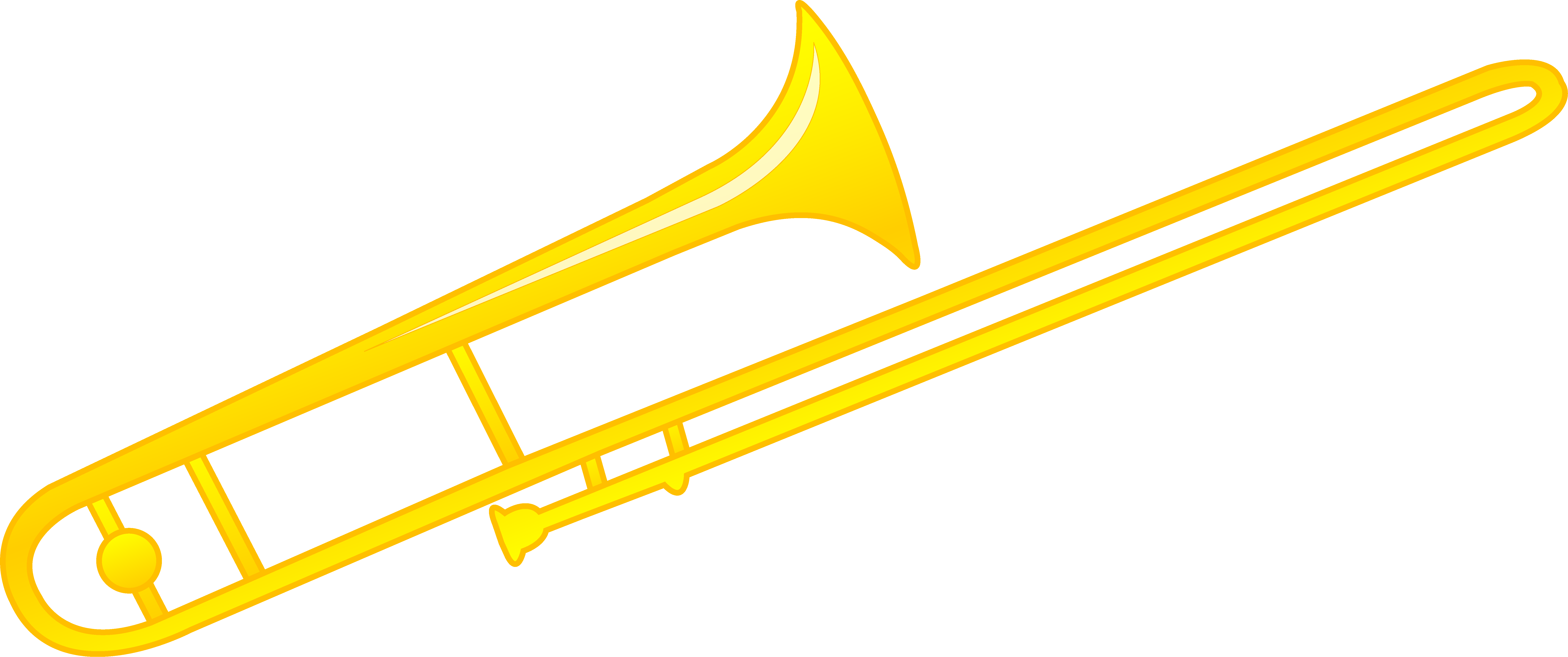 7981x3347 Trombone Clip Art 2