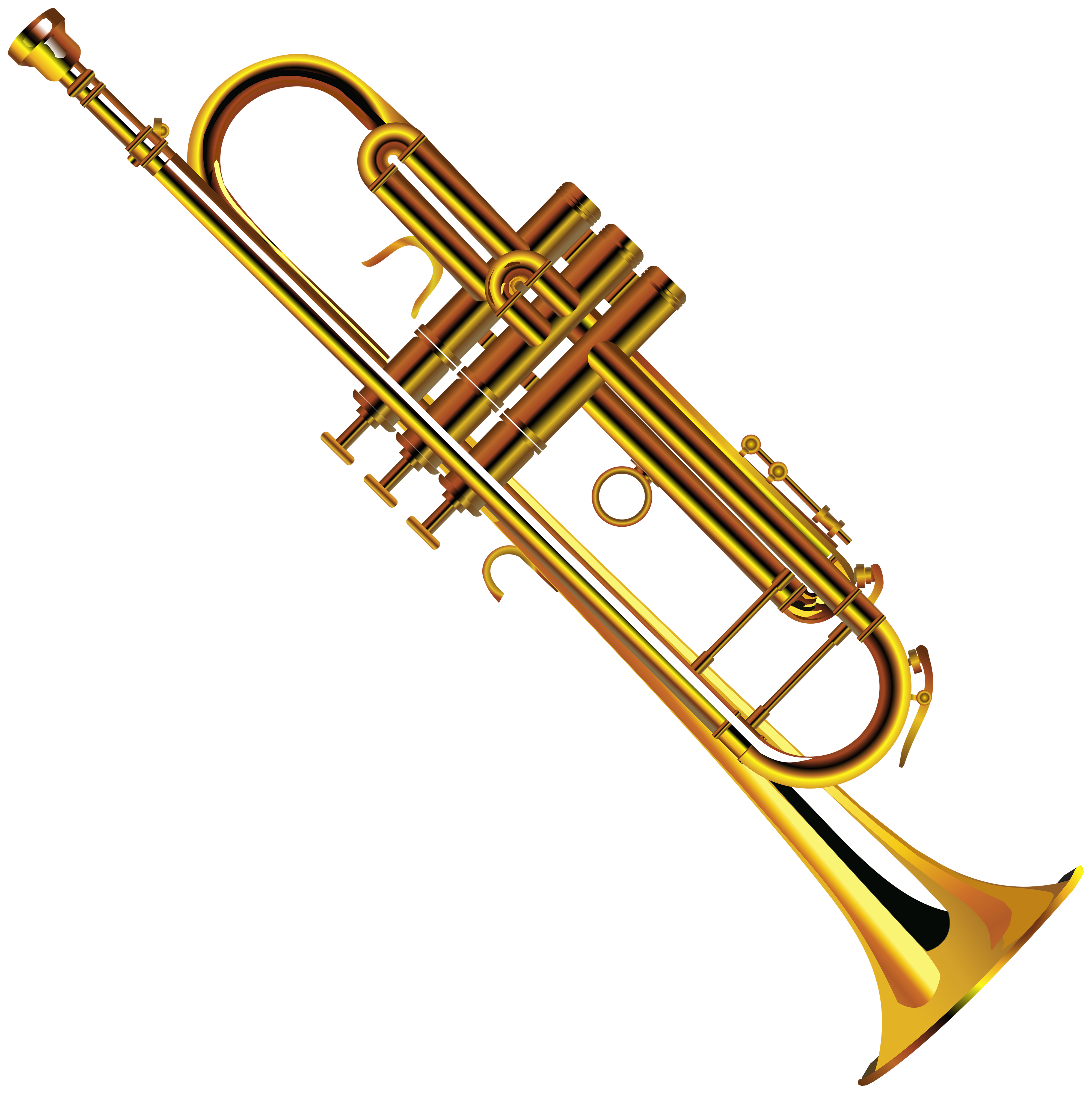 4000x4005 Trumpet Png Clipart