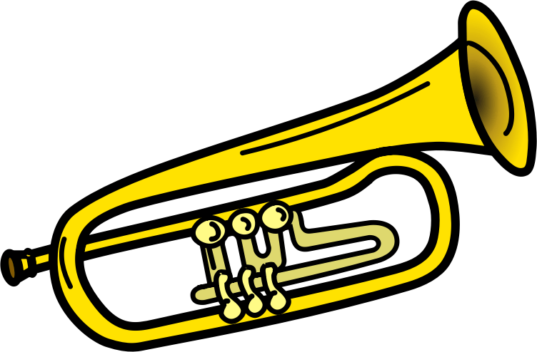 752x494 Yellow Trombone Cliparts 277758