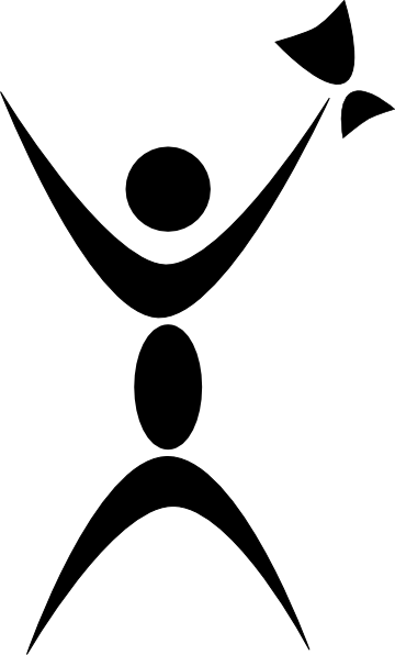 360x596 Player Holding Trophy Clip Art