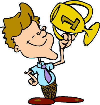 400x422 Trophy Clipart Cartoon