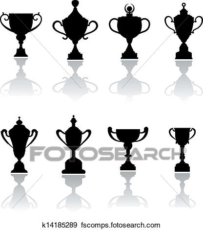 416x470 Clip Art Of Sport Trophies, Awards And Cups K14185289