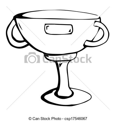 450x470 Trophy Clipart Black And White