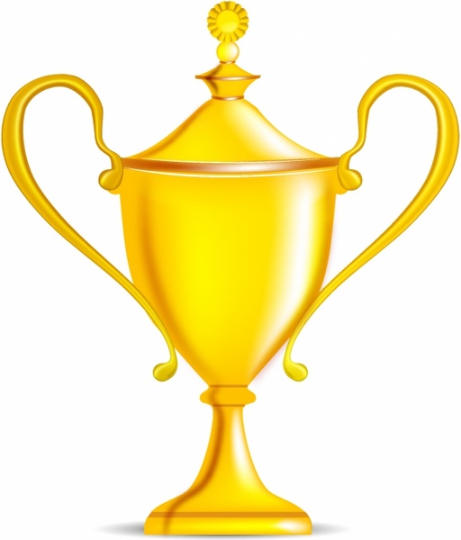 512x600 Gold Trophy Free Vector Download (2,378 Free Vector)