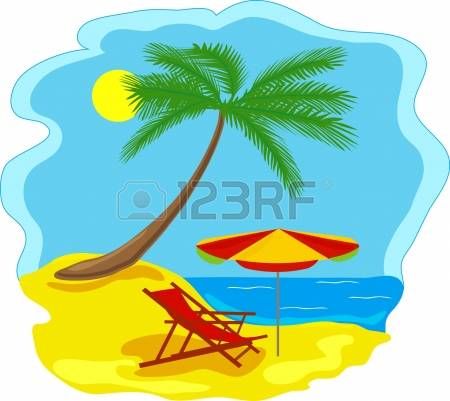 Tropical Beach Clipart