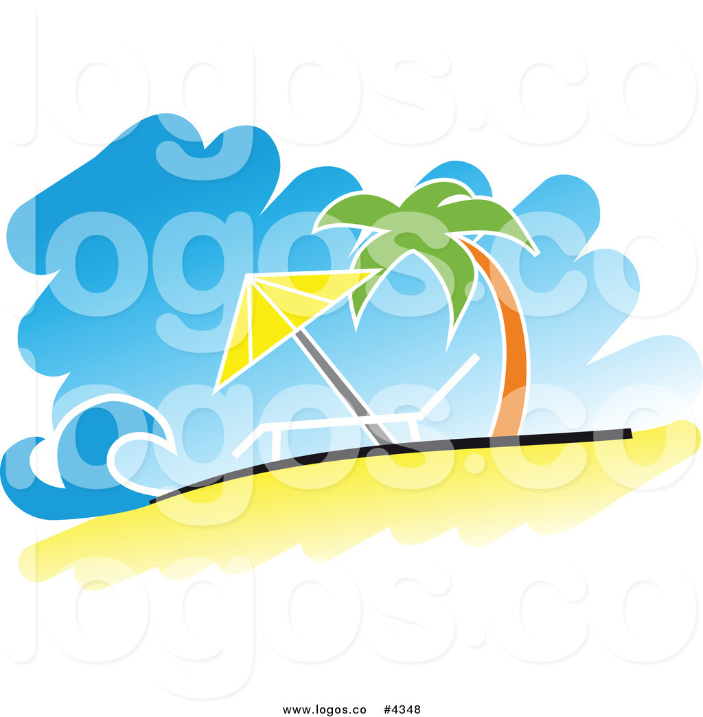 1024x1044 Royalty Free Tropical Beach Logo By Vector Tradition Sm