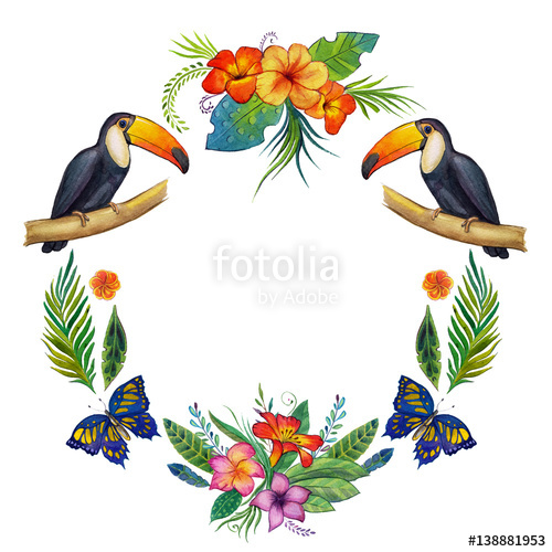 500x500 Island Clipart Tropical Bird