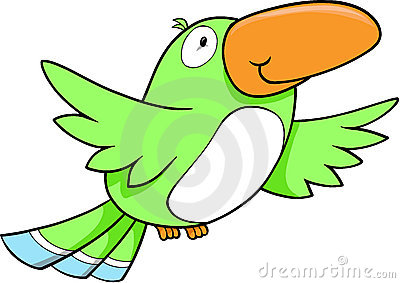 400x283 Tropical Bird Clipart