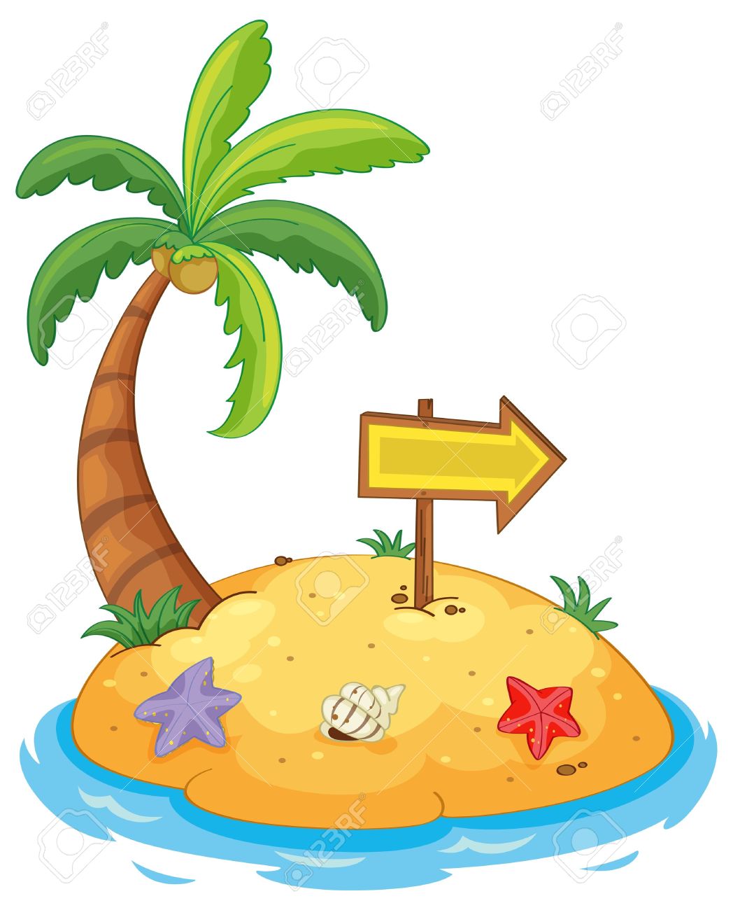 1048x1300 Island Clip Art