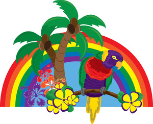 300x243 Tropics Clipart Image