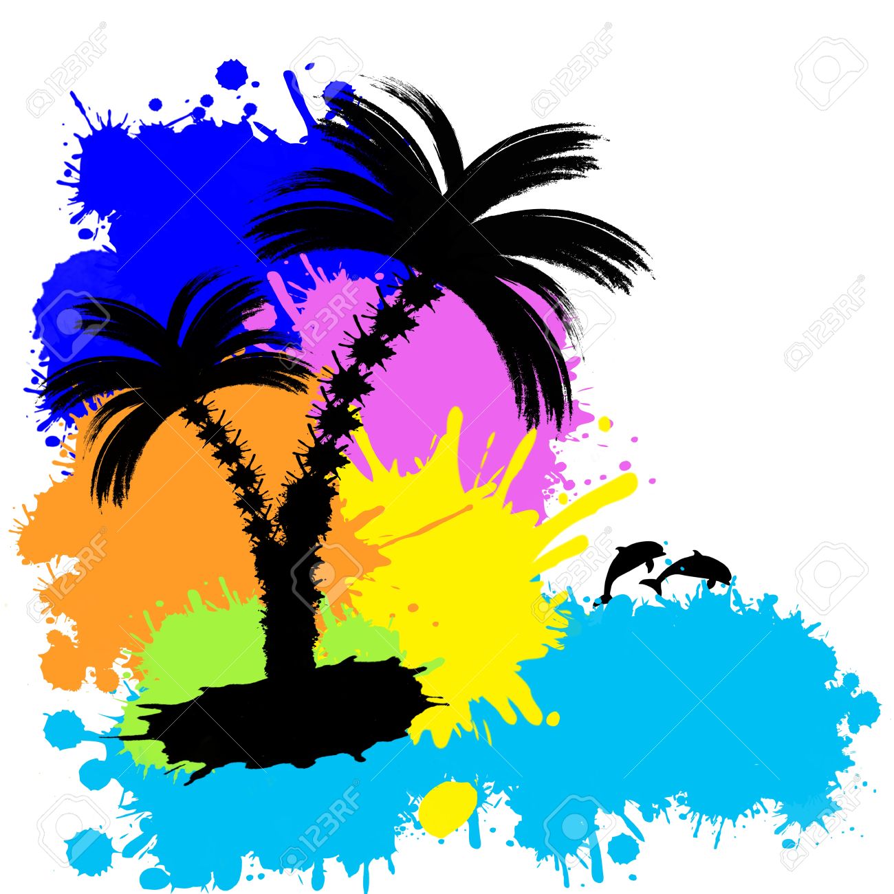 1300x1300 Tropical Clipart Tropical Background