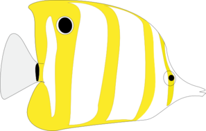 297x189 Yellow Tropical Fish Clip Art
