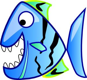 300x278 Tropical Fish Clipart Dolphin Fish